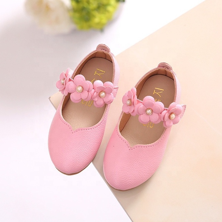 2022 Summer Sweet Toddler Girl Sandals Flowers Baby Dresses Shoes Floral Children Sandals Girls Shoes Kids Party Footwear