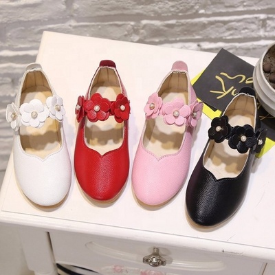 2022 Summer Sweet Toddler Girl Sandals Flowers Baby Dresses Shoes Floral Children Sandals Girls Shoes Kids Party Footwear