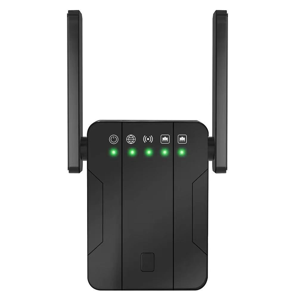 Hot Sale 1200Mbps 2.4GHz/5GHz Wifi Booster Long Range Signal Wifi Repeater 300m 100m Dual Band Wireless Extender