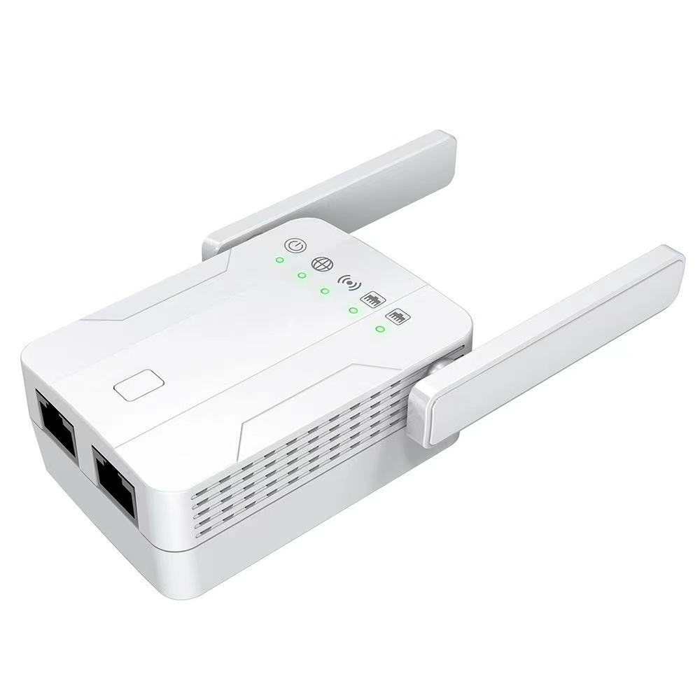 Hot Sale 1200Mbps 2.4GHz/5GHz Wifi Booster Long Range Signal Wifi Repeater 300m 100m Dual Band Wireless Extender