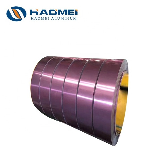 Thin Flat Aluminum Channel Letter Edge Coil Strip Coated for Sale