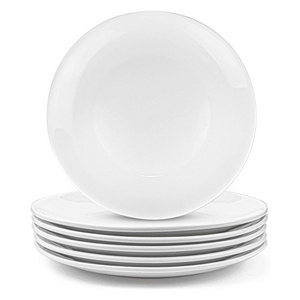 10 inch round white Porcelain Catering Serving Dinner Plates for salad