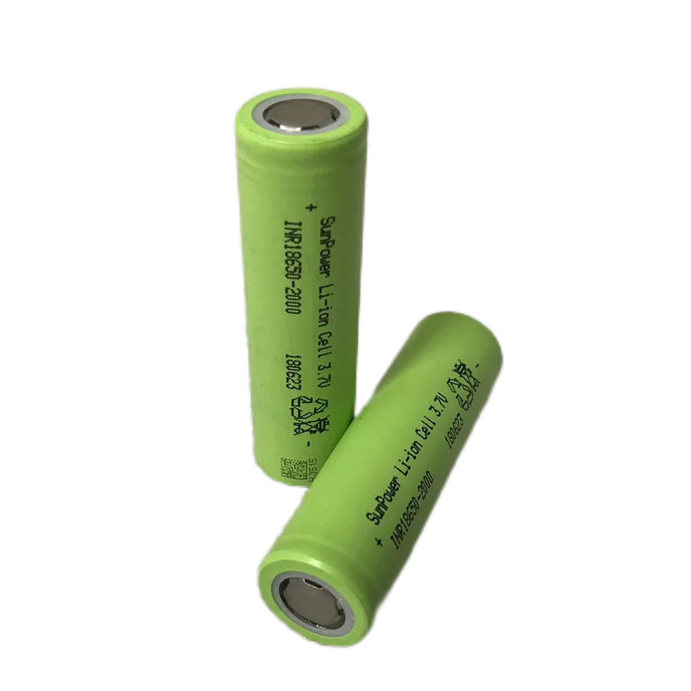 18500 18490 Li Ion Battery 1200mah 1400mah 1600mah 1900mah 2000mah 3.7v Li-ion Rechargeable Batteries Akku