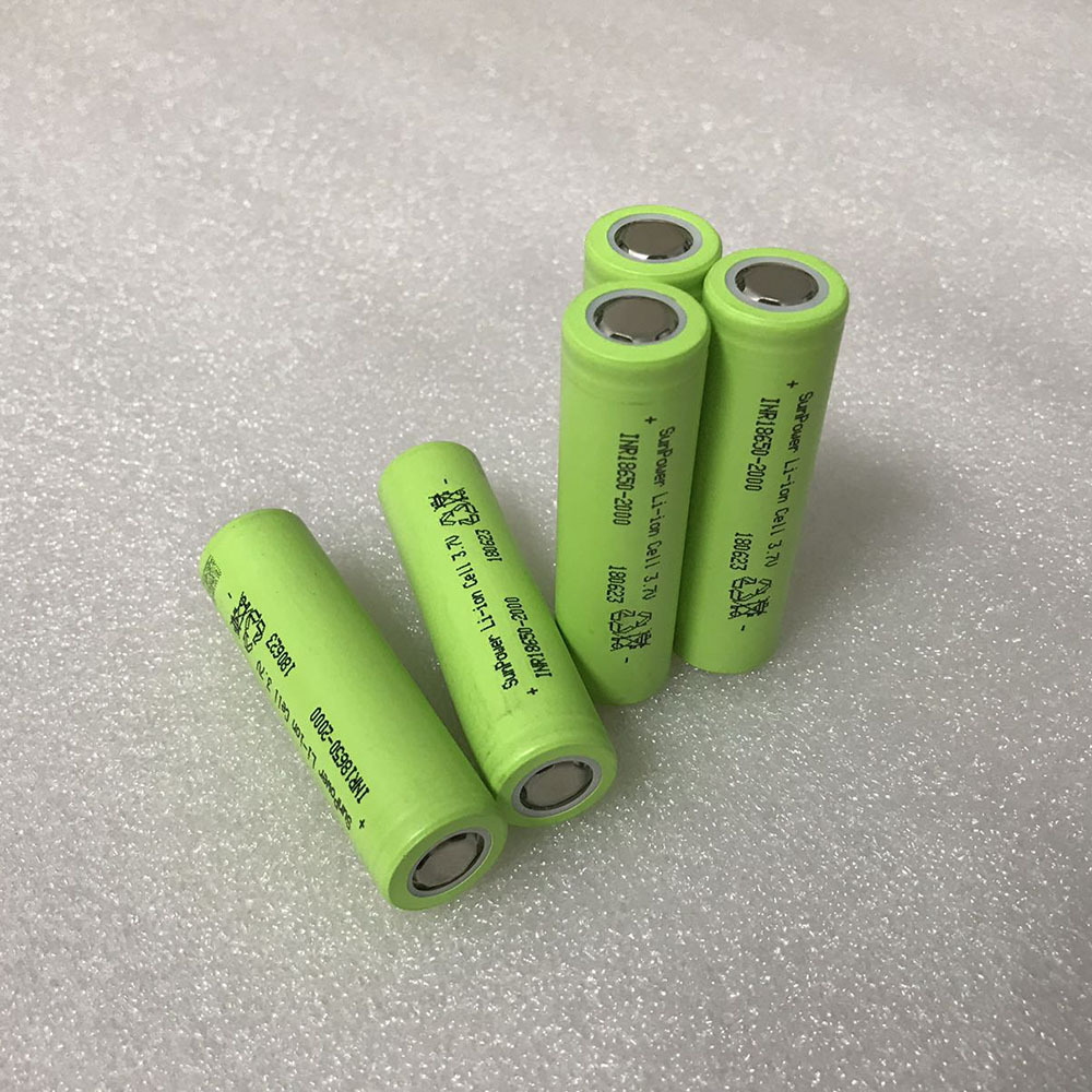 18500 18490 Li Ion Battery 1200mah 1400mah 1600mah 1900mah 2000mah 3.7v Li-ion Rechargeable Batteries Akku