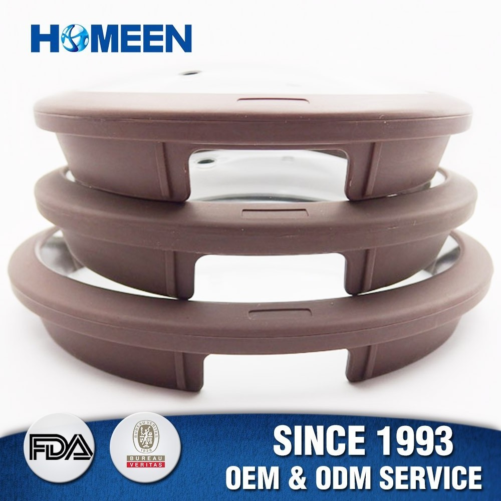 Cambered Design With Steam Holes Tempered Glass Pot Lid