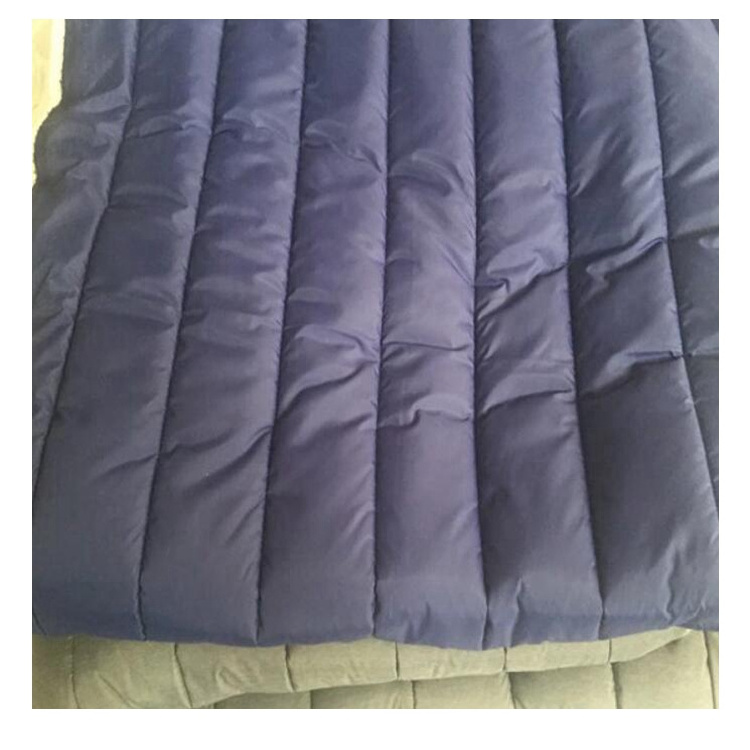 2020 fashion quilted double-side nylon quilting fabric with soft polyester padding for winter coat