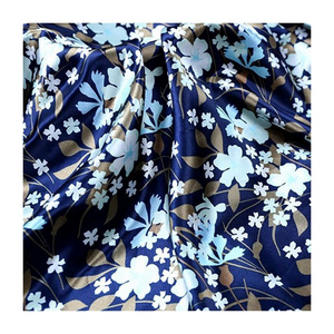 2 Way Stretch Polyester Satin Print Fabric Liquid Satin Silk Digital Printed Fabric for Dresses