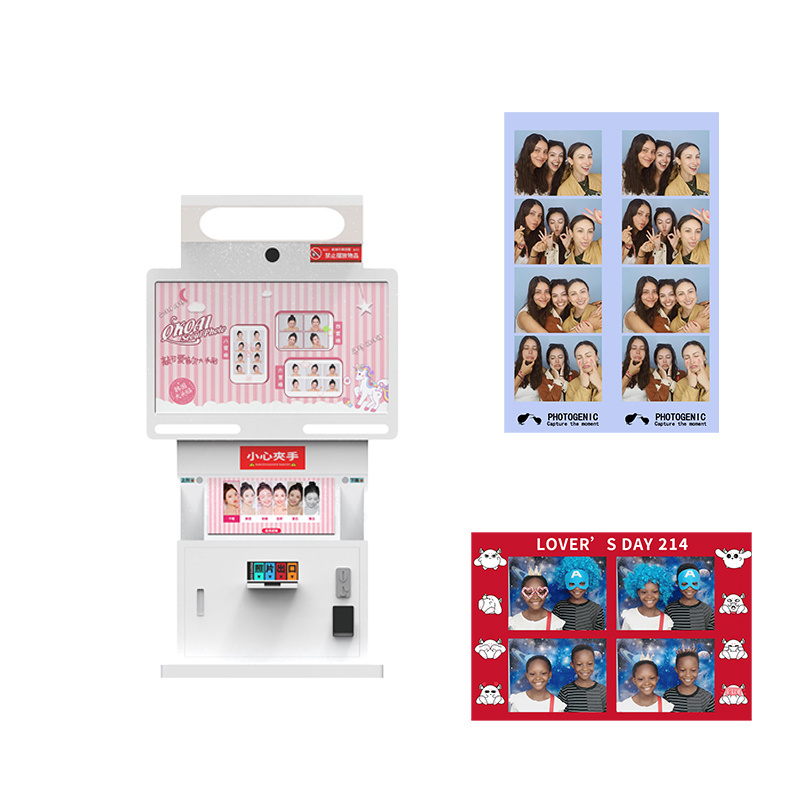 Self Service Photobooth Vending Machine Automatic Photobooth Vending machine for 24 Hours