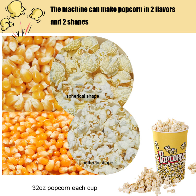 Industrial Popcorn Making Machine  Cinema High Definition Smart Touch Screen Coin Operated Vending Machine