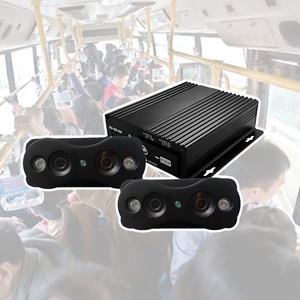 CareDrive public traffic bus passenger flow counter / mobile dvr with gps people flow counter