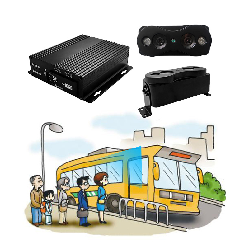 wireless vehicle traffic counters three doors person counter school bus/taxi/coach bus people counter mobile dvr