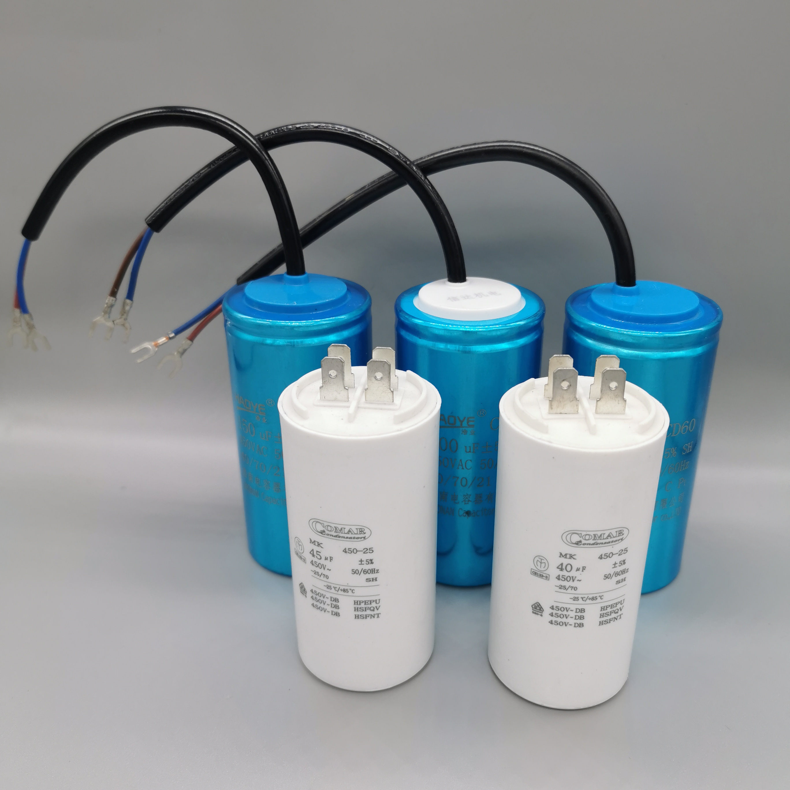 Cd60 600uf Electrolytic Aluminum Foil Super Capacitors Single Phase Electric Motor Capacitor