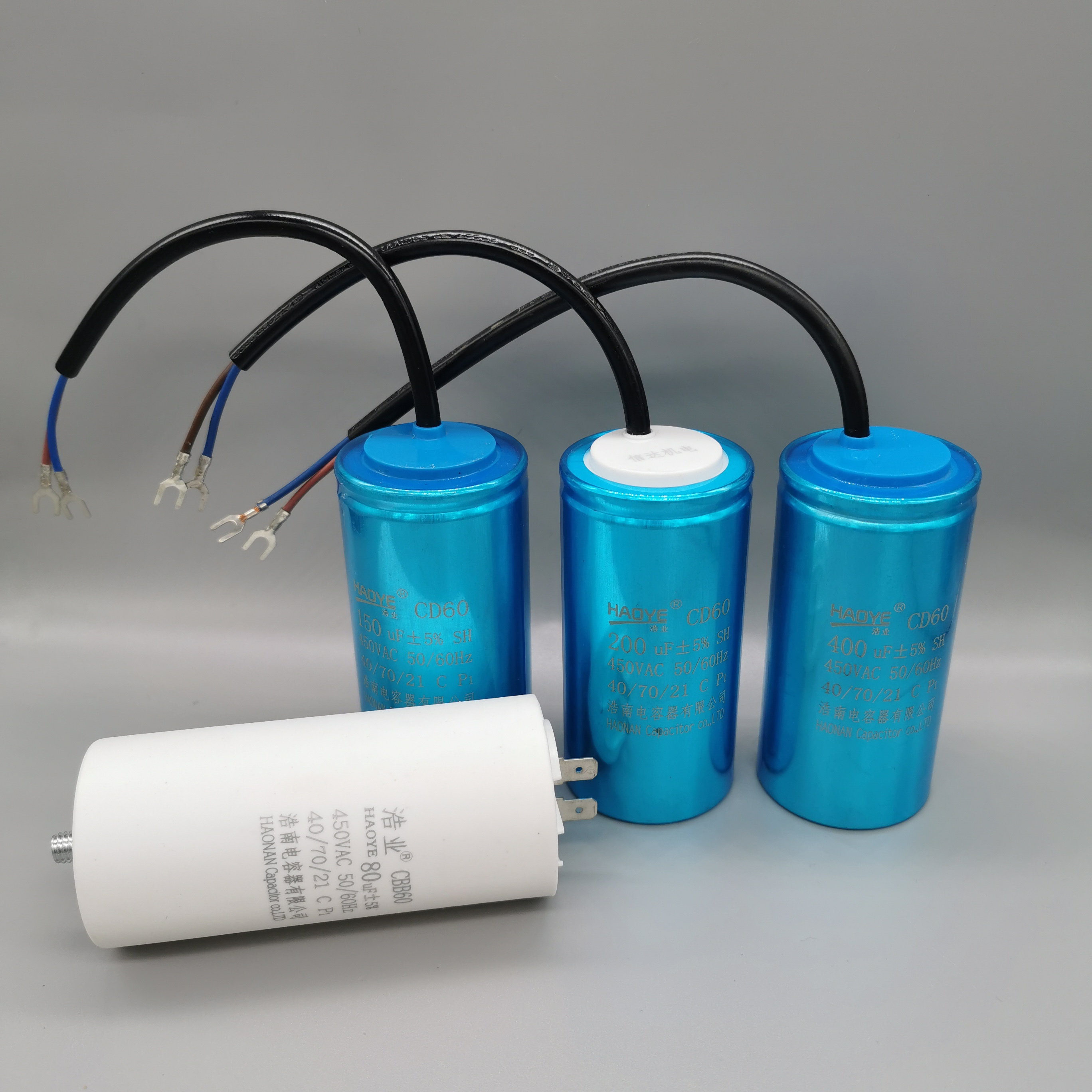 Cd60 600uf Electrolytic Aluminum Foil Super Capacitors Single Phase Electric Motor Capacitor