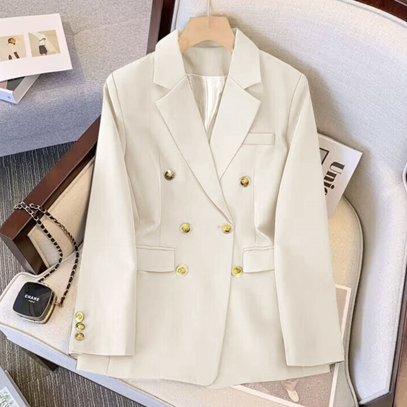 Wholesale new fashion trendsetter breasted trim suit women coat loose casual coat female office work lady coat