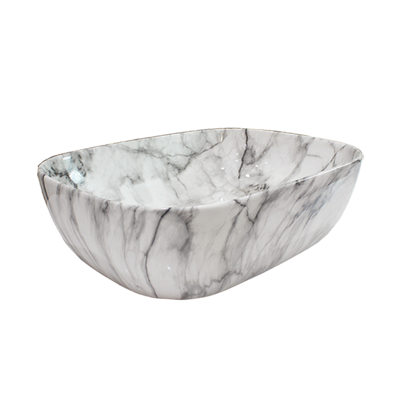 Modern style customize vanity art marble counter top hand wash basin bathroom sinks for washroom