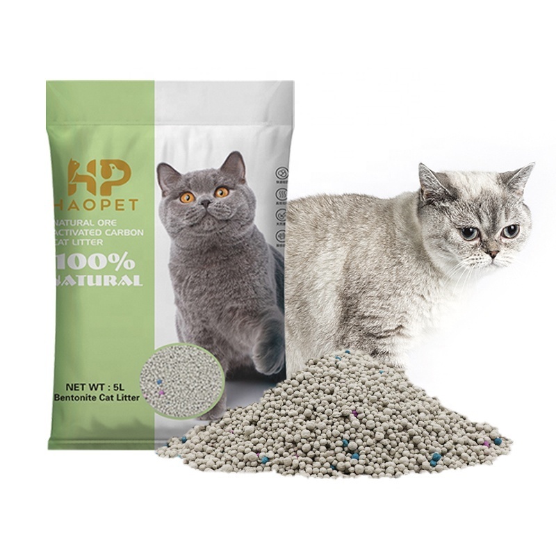 Easy clean premium cat litter ball bentonite clay cat litter clumping bulk cat litter wholesale