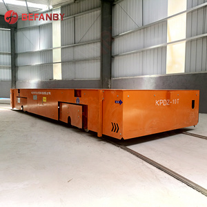 Handling material transfer rail automatic electric platform trolley