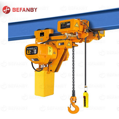 Strong universality lifting hoist with trolley 2 ton nitchi electric chain hoist