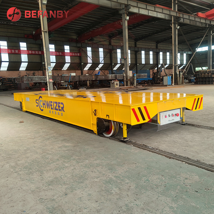 CE certificated crane tracks use transfer 50t aluminium bar electric cast steel wheel rail wagon