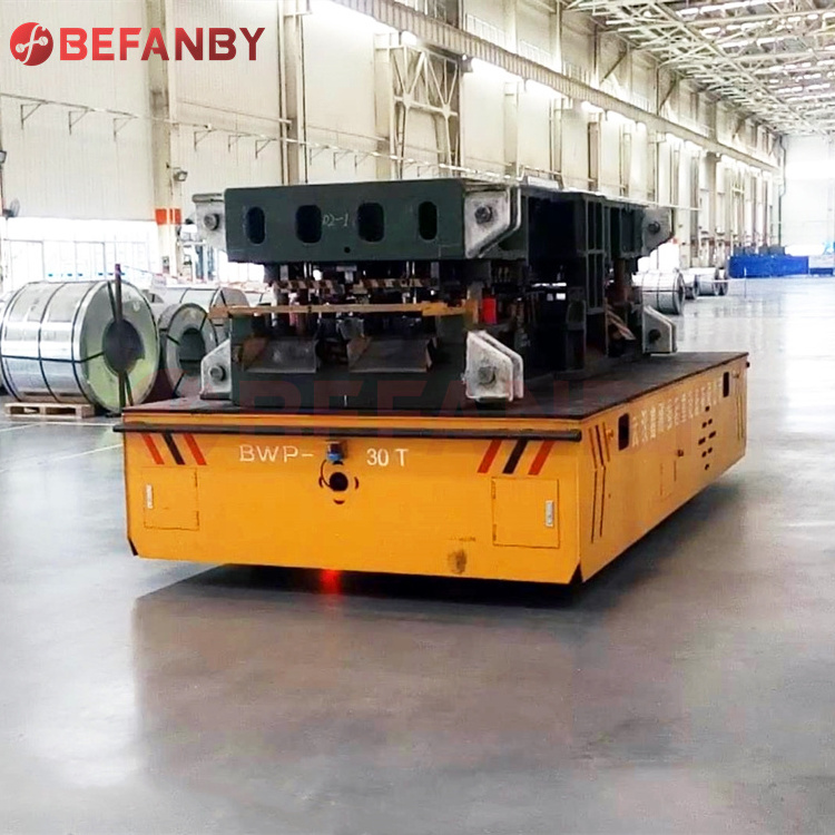 150 Tons heavy duty customized steerable norail transfer cart