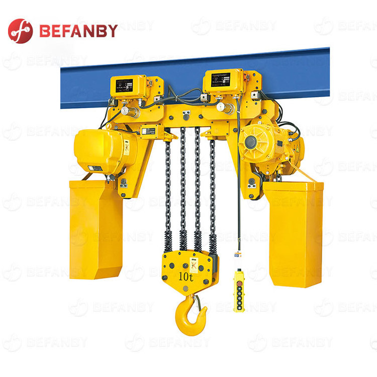 Strong universality lifting hoist with trolley 2 ton nitchi electric chain hoist