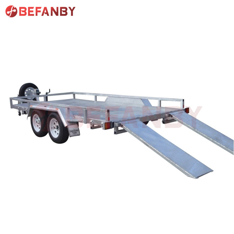 8x5 Premium tilt box trailer with 600mm cage excavator trailer