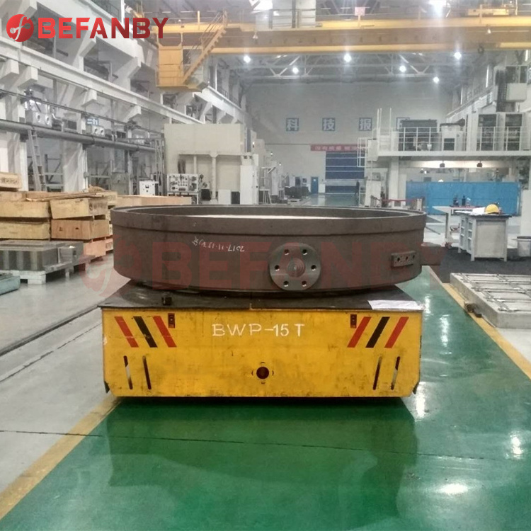 150 Tons heavy duty customized steerable norail transfer cart