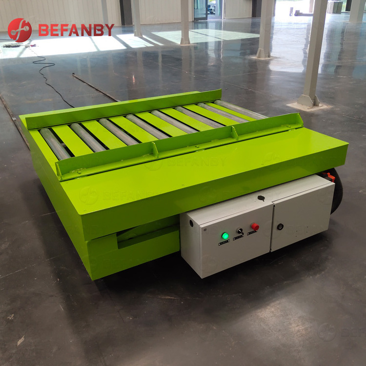 Professional foundry plant material handling trsnafer electric railroad cart