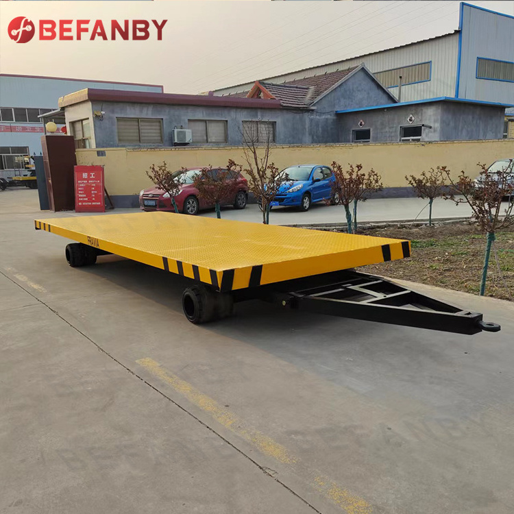 Heavy duty 20 ton industrial transport flatbed platform full low bed trailer