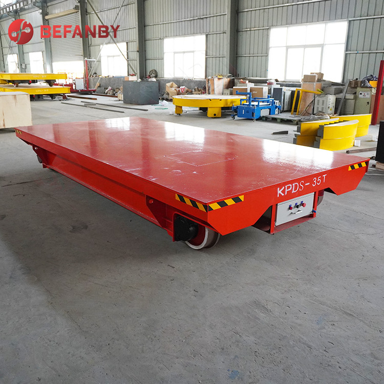 90 Ton assemble line electric railroad transfer cart for sale