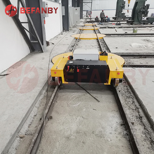 Heavy duty mold industry remote control battery drive rail trolley