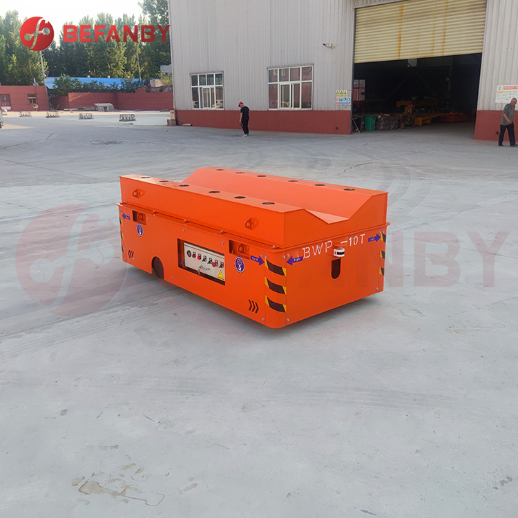 China steerable industrial battery powered material handling trackless electric steel coil transfer cart