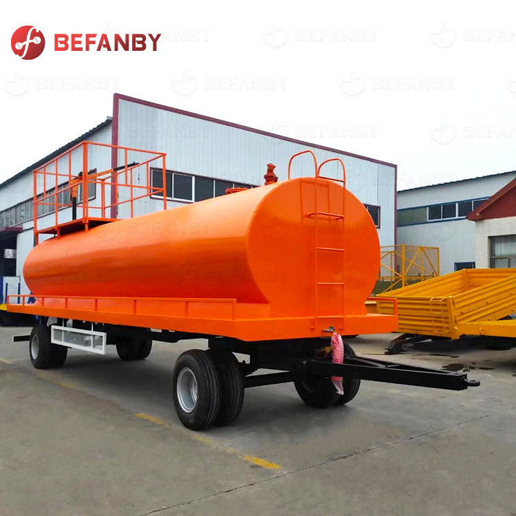 Custom processing stainless steel water tanker 2500 liters double axle tank water trailer