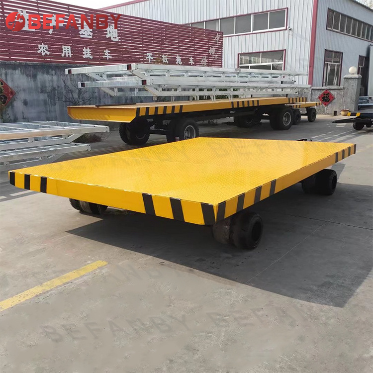 Heavy duty 20 ton industrial transport flatbed platform full low bed trailer