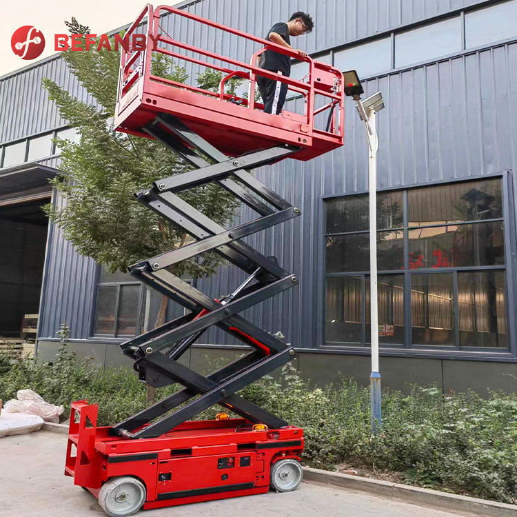 Building construction 4-22m self-propelled electric mini scissor lift