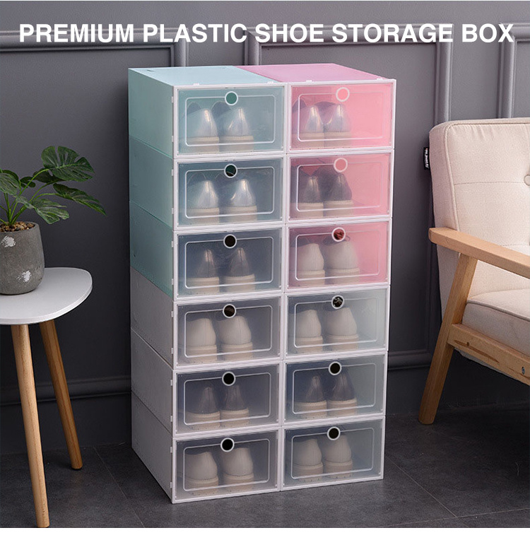 Eco-Friendly Plastic Storage  Wholesale Pp Shoe Packaging Box, Top Sale Small Plastic Basket Custom Shoe Box