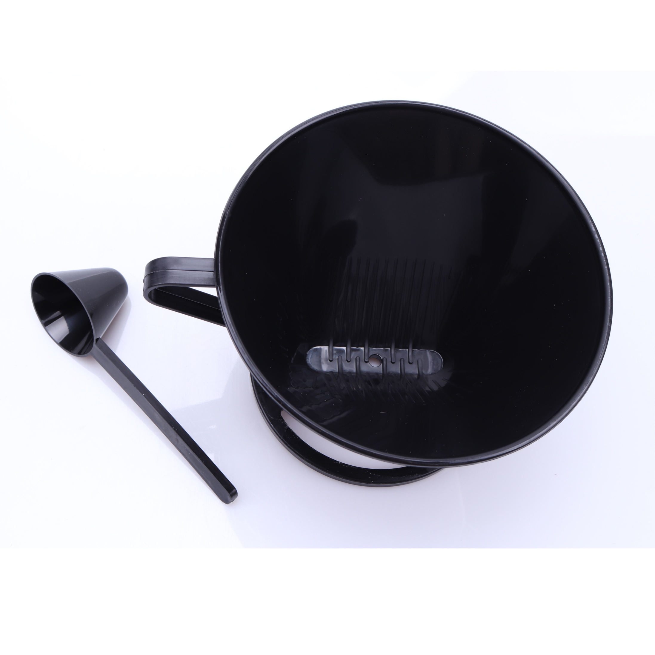 Paperless Reusable plastic Pour Over Coffee Dripper plastic Drip Coffee Filter