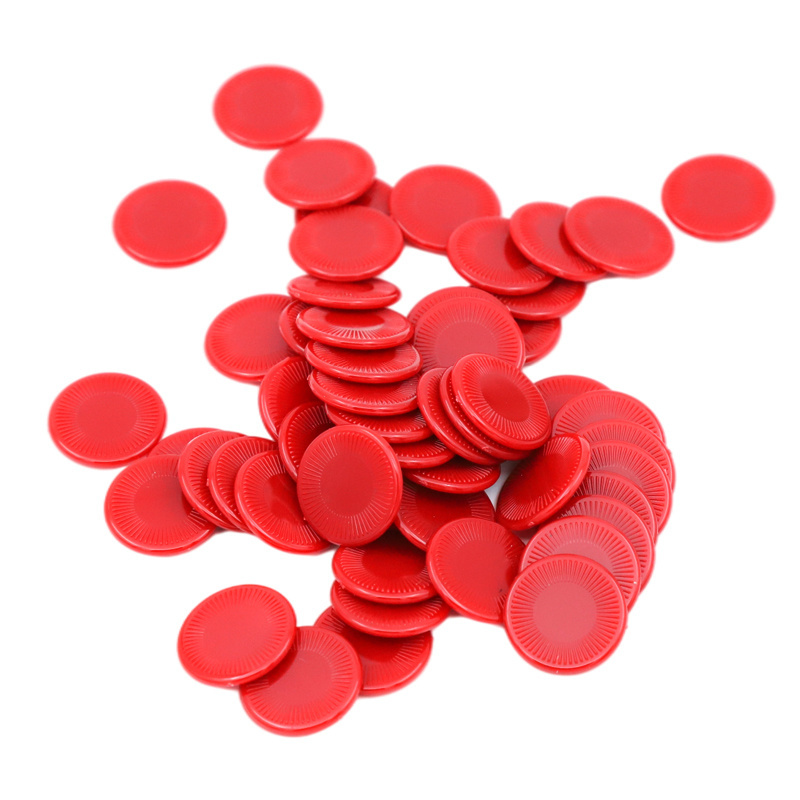 20MM round Plastic Casino Token Poker Chips for Gaming