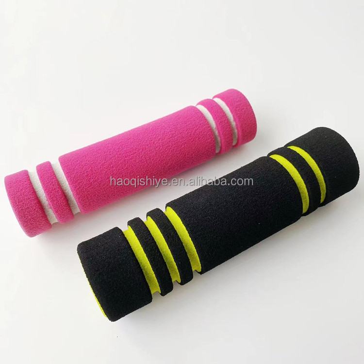 Factory customization dirt ebike bike MTB bicycle motorbike cover handle bar sponge foam 25mm grip with ring lock