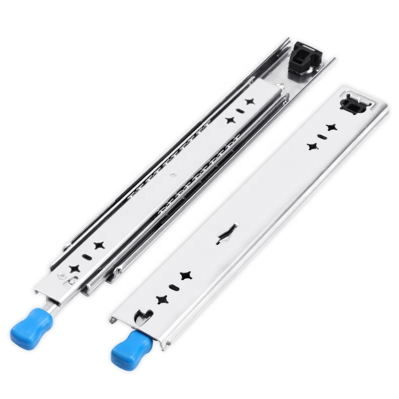 YABELY Fully Extended Heavy-duty Drawer Slides Lock Telescopic Channel Slides for Aluminum Toolbox Waterproof UTE Truck Canopy