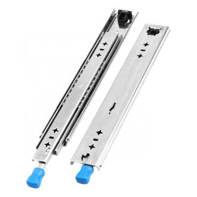 YABELY Fully Extended Heavy-duty Drawer Slides Lock Telescopic Channel Slides for Aluminum Toolbox Waterproof UTE Truck Canopy