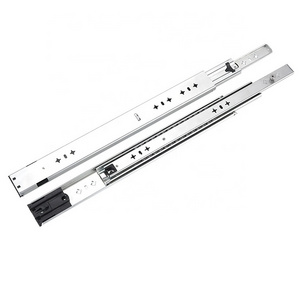 Steel Zinc Treated 53mm Width us General tool Cabinet box Parts 400mm Full Extension Heavy ball Bearing Telescopic Drawer Slides