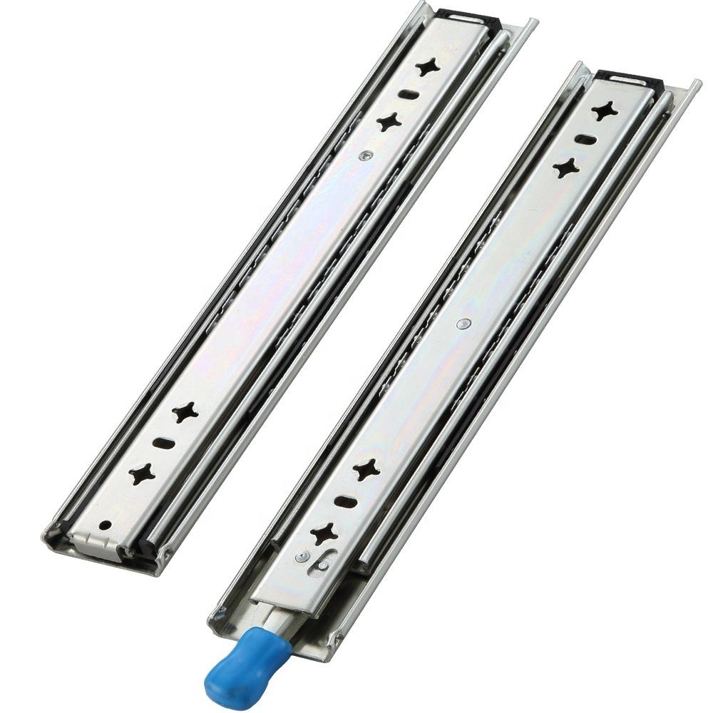 YABELY Width 53*16mm Thick Lock in and lock out Heavy Duty Ball Bearing Drawer Slides 60