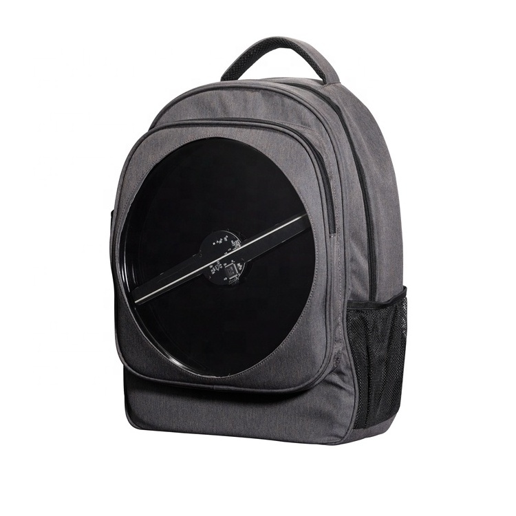 New Portable 3D Hologram Backpack Fan 3D Hologram Advertising LED Fan Display with Backpack