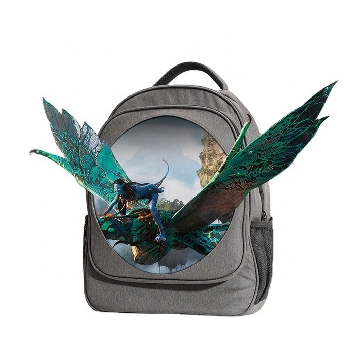 New Portable 3D Hologram Backpack Fan 3D Hologram Advertising LED Fan Display with Backpack