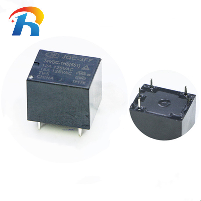 New Original HONGFA RELAY JQC-3FF-012-1HS JQC-3FF-005-1HS JQC-3FF-009-1HS JQC-3FF-024-1HS JQC-3FF-012-1HS 12A125VAC Relay