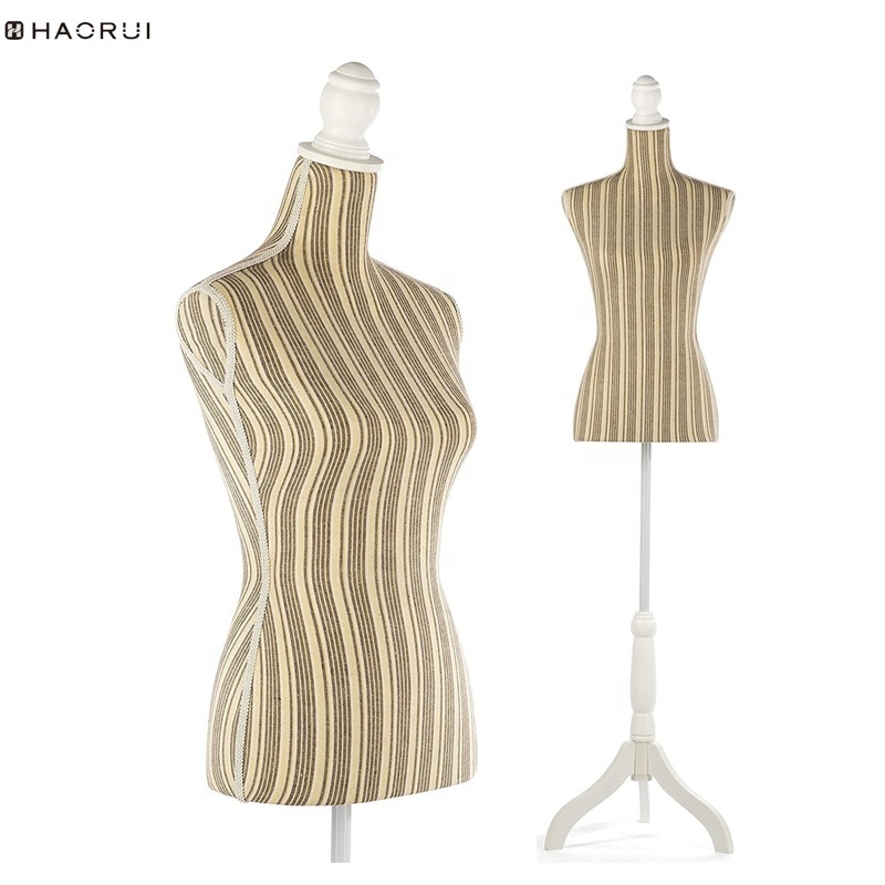 Velvet Fabric Upper Body Mannequin Clothes Hanger Torso  display mannequin female  Stylish woman  Mannequins