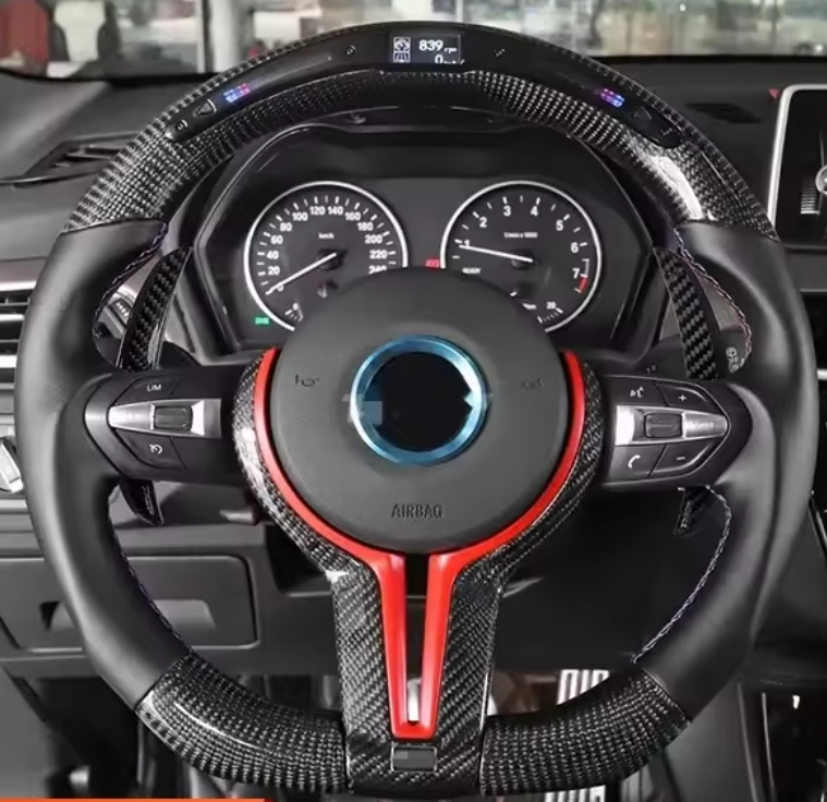 HOT SALE Genuine f10 f30 m steering wheel for all BMW f32 f86 modified button LED racing track model carbon fiber steering wheel