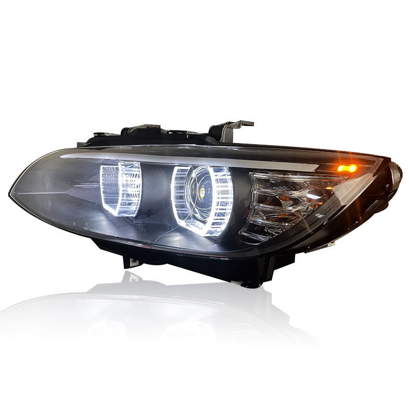 Suitable for BMW E92 headlight assembly 330 335 M3 modified LED angel eye lens xenon headlight E93