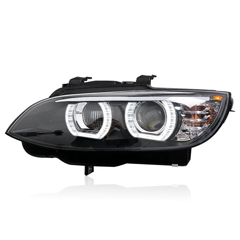 Suitable for BMW E92 headlight assembly 330 335 M3 modified LED angel eye lens xenon headlight E93